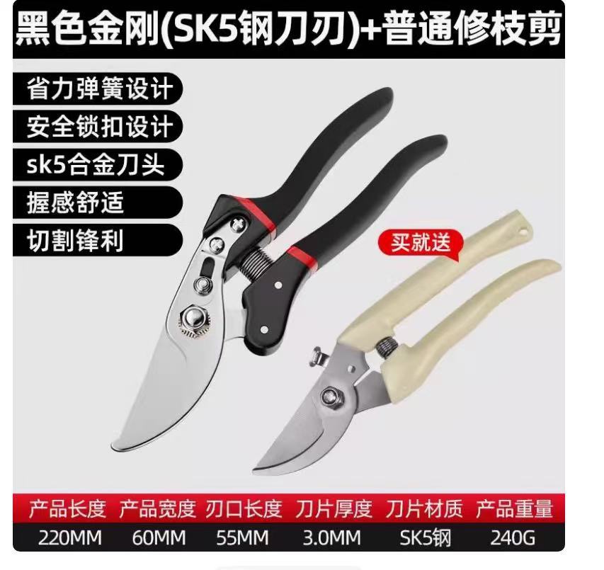 Pruning shears, gardening shears, specialized shears for pruning tree branches, garden pruning, new pruning shears for fruit trees, pruning floral arrangements, pruning shears