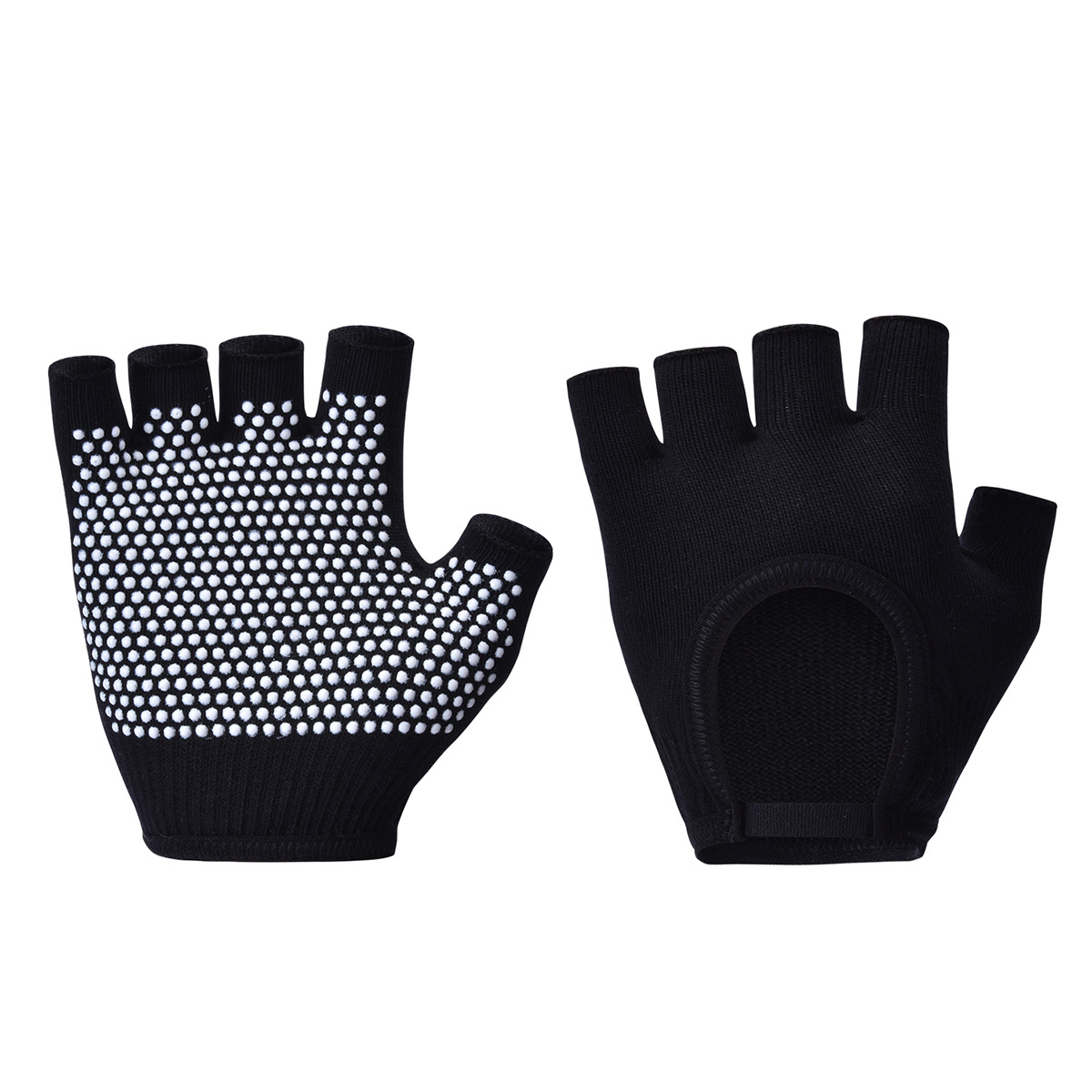 [Yoga Gloves B1] Half Finger Female Fitness Barbell Lifting Pot Equipment Cycling Road Bike Jumping Rope Badminton Cocoon Prevention