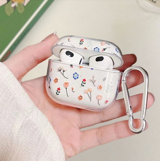 Suitable for AirPods 4 Earphone Case Pro2/3 Flash Pink Letter Pink Love Bluetooth Earphone Cover