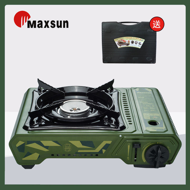Maixian outdoor 4.2kw card stove portable windproof outdoor hot pot barbecue stove with super strong firepower gas stove