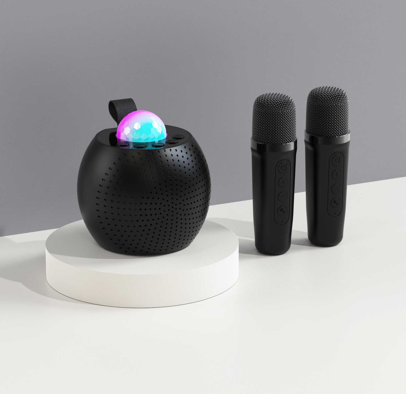 Умная Bluetooth-колонка с проектором звездного неба и беспроводными микрофонами Z1