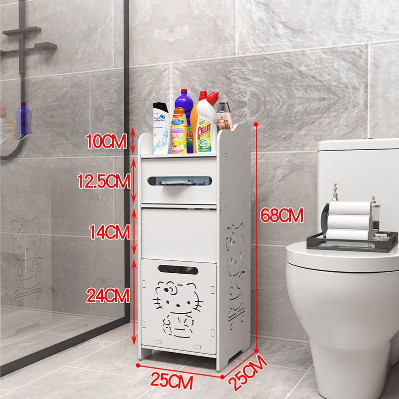 Bathroom side cabinet, bathroom standing cabinet, floor standing bathroom shelf, toilet side cabinet, narrow cabinet, toilet storage cabinet