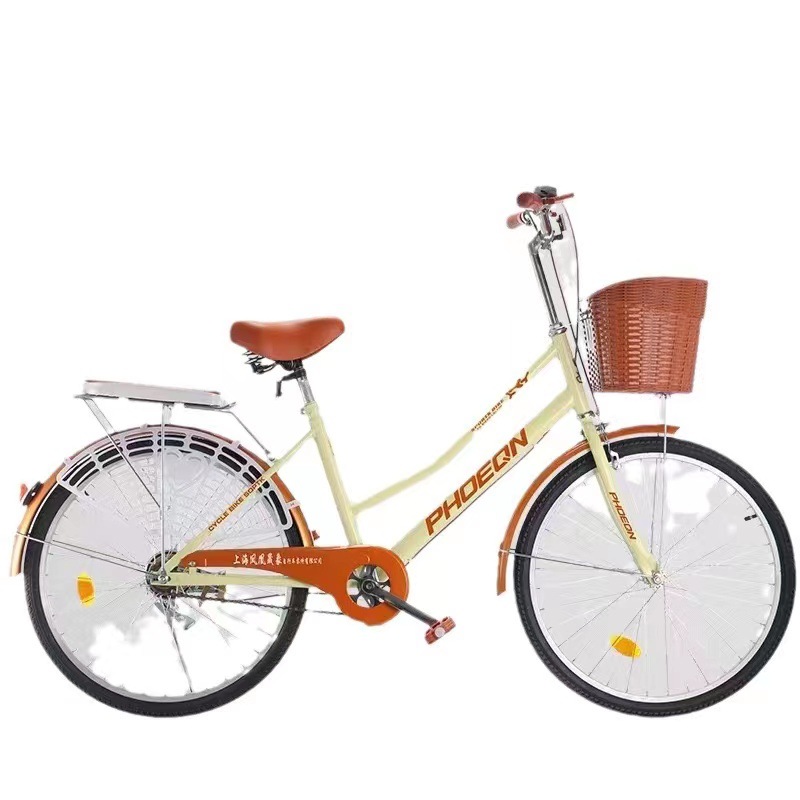 Phoenix Shengxiang Men's Road Bike Solid Tire 24 inch 26 inch Non Inflatable Convenient Adult Bike Mobility Self