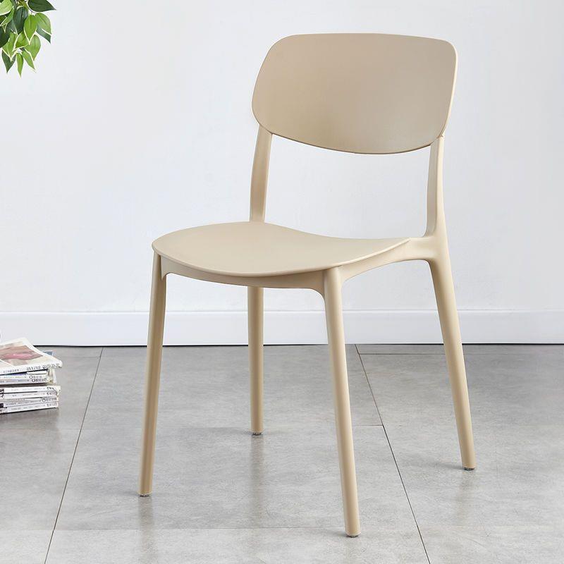 Light luxury backrest dining chair feels comfortable for home use, thick and comfortable for prolonged sitting, plastic stool, Nordic internet celebrity business dining table and chair