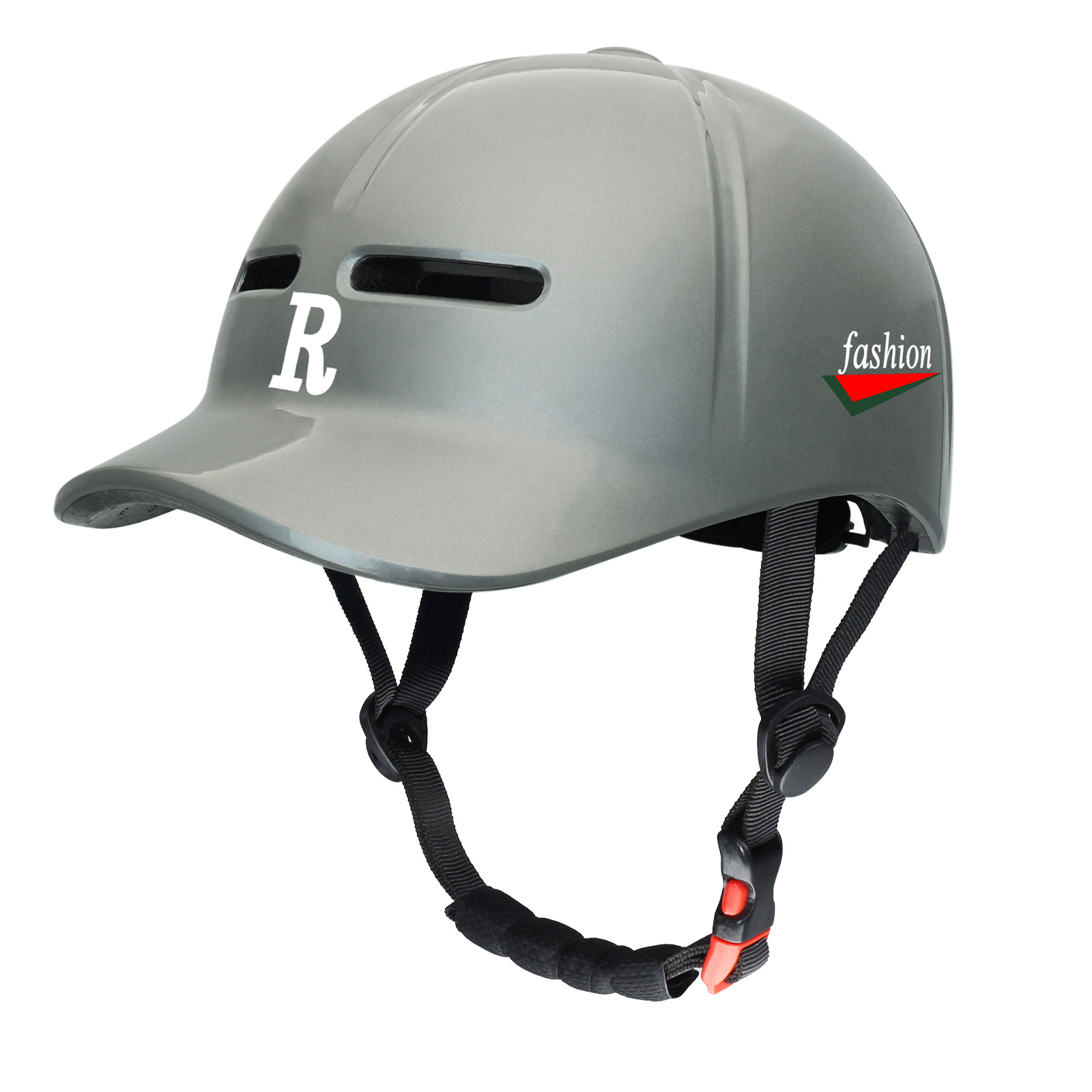 One piece molded duckbill cap, bicycle riding, commuting, all season electric bike, helmet, skateboard, roller skating, baseball