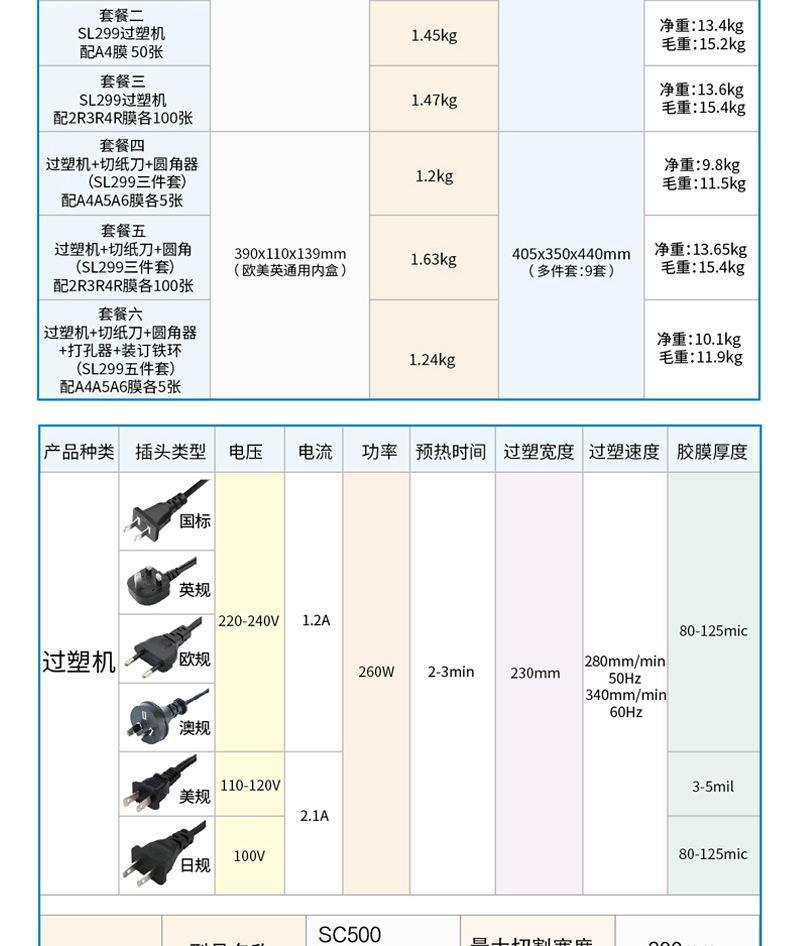 SL299 photo laminating machine document certificate laminating machine office glue machine A4 laminating machine laminating machine cross-border
