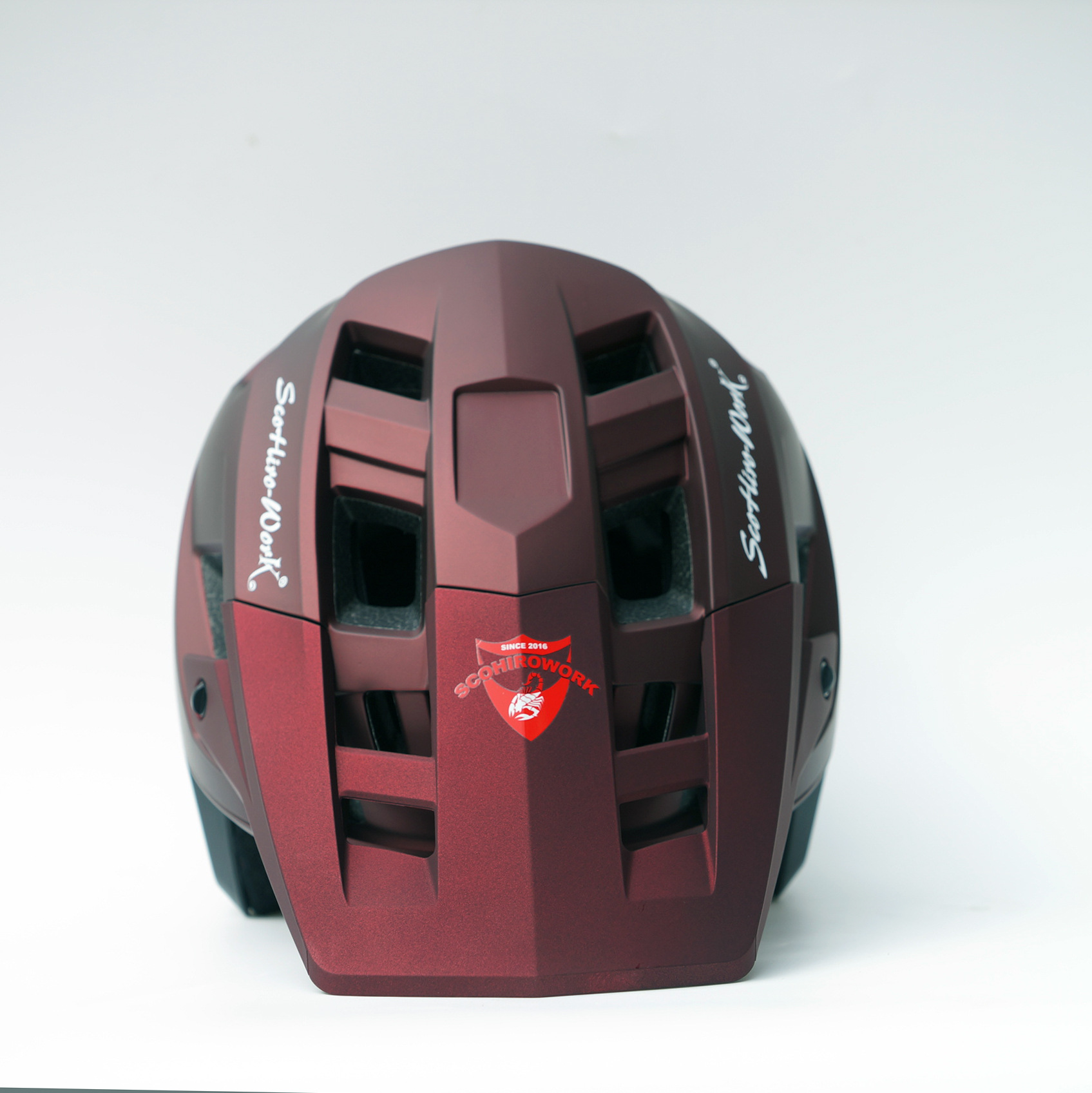 SCOHIROWORK mountain bike DH speed descent BMX ultra light AM off-road crossing off-road helmet full helmet riding helmet