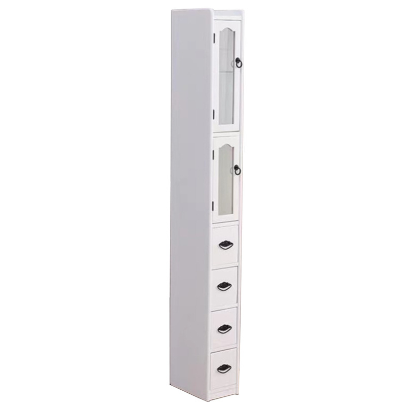 Bathroom side cabinet, floor standing cabinet, simple storage cabinet, living room storage cabinet, narrow cabinet, high cabinet, bathroom cabinet, toilet side cabinet