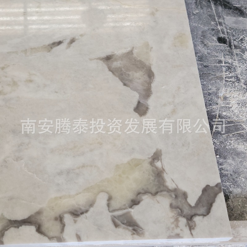 Customized natural Fanti white luxury stone washbasin countertop, marble countertop panel, stone, whole house customization