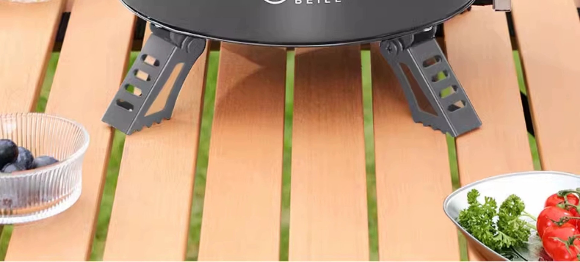Card stove, outdoor portable tea stove, camping and picnicking equipment, complete set of gas stove, stove, detachable new model