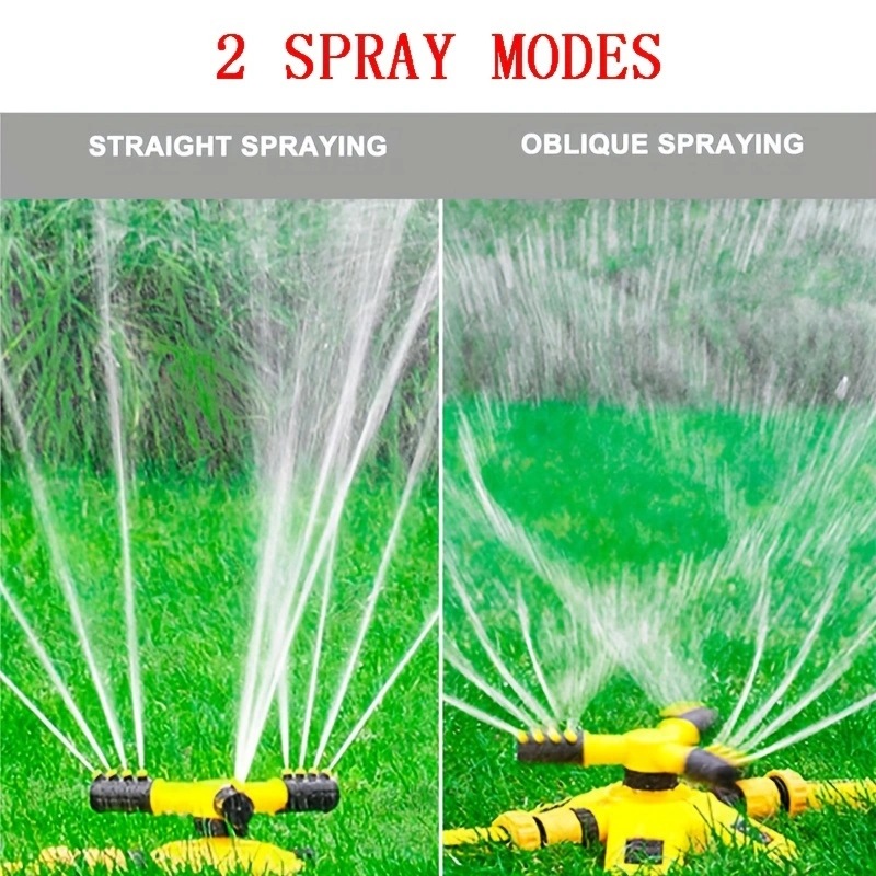 360 degree automatic rotating sprinkler, nursery irrigation rotating three-way sprinkler series sprinkler, watering plants