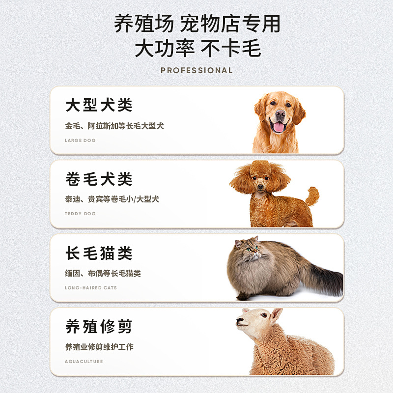 Zhigao Pet Electric Push Dog Swavers, кошачьи плюшевые бритья ноги