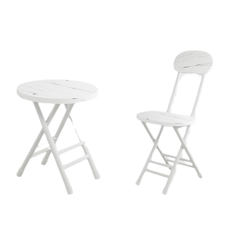 Foldable chair, backrest, casual, simple, portable, lightweight outdoor dining chair, dormitory kitchen, household small stool