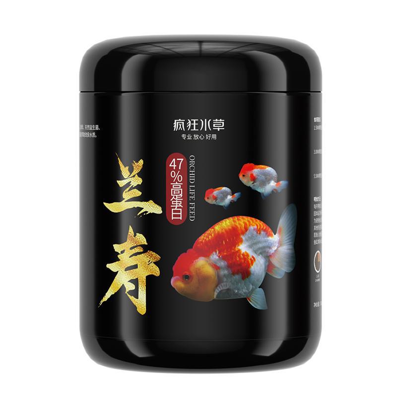疯狂水草 Lansshou Fish Food Goldfish Food Высокий белок декоративная рыба Koi кормит небольшие зерна производитель оптом