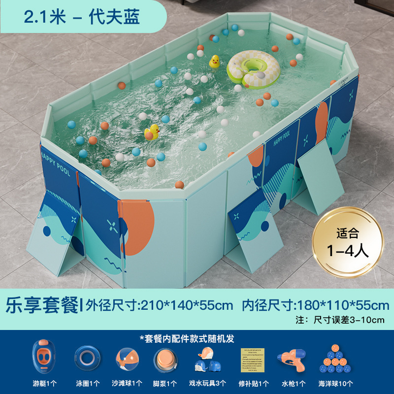 Cross border swimming pool, thickened wear-resistant inflatable swimming pool, outdoor non foldable play pool, children's home pool, beach