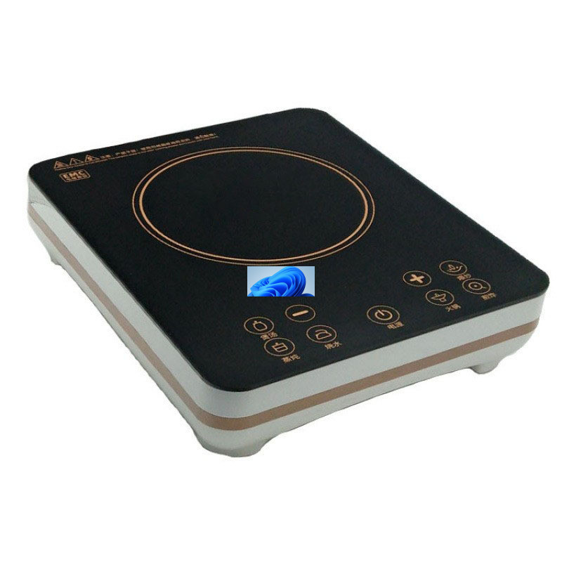 Factory commercial induction cooker single head single tail induction cooker stainless steel high-power stir fry stove canteen kitchen stir fry stove pot stove