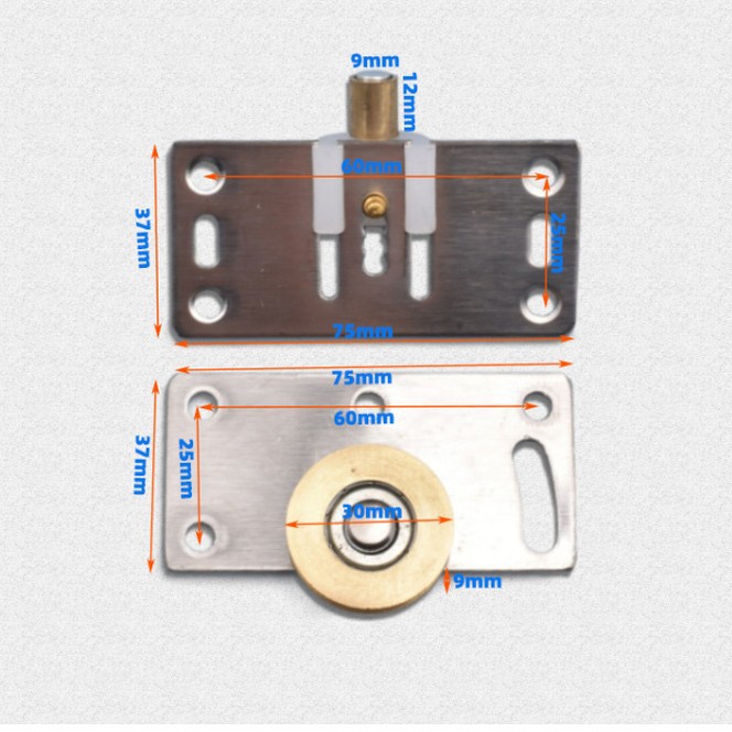 Cabinets, wardrobes, sliding doors, sliding doors, wooden doors, sliding rails, aluminum alloy upper and lower rails, door wheels, guide rails, accessories