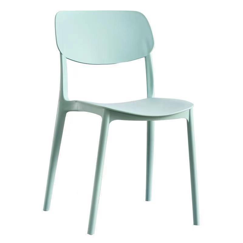 Thickened plastic chair backrest, office chair, minimalist Nordic noodle shop, conference home, large gear shift, restaurant dining table chair