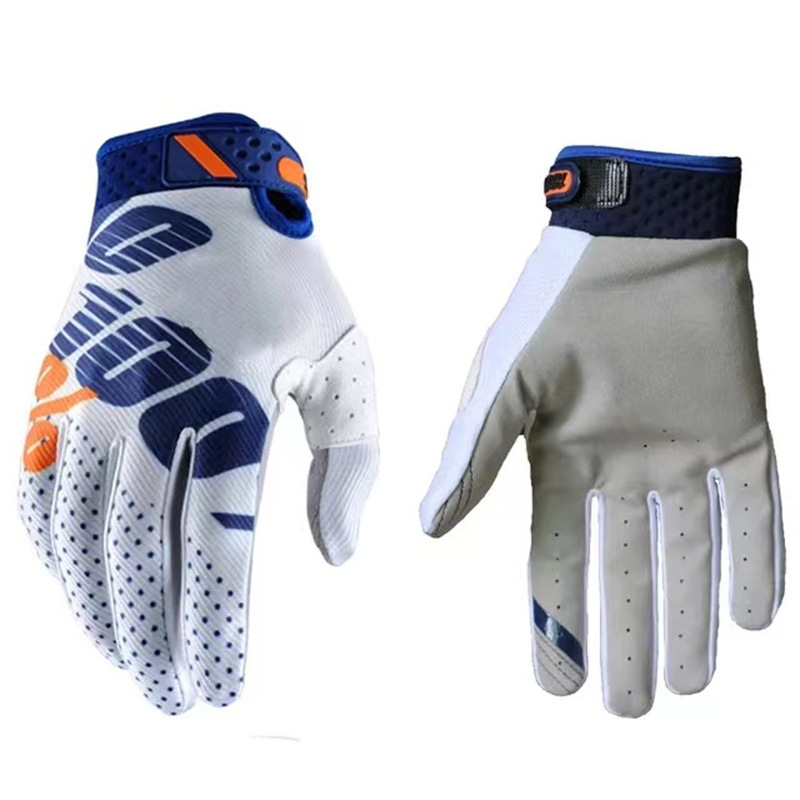 100% spot motorcycle off-road racing gloves for men and women, 100% breathable and reinforced for cycling