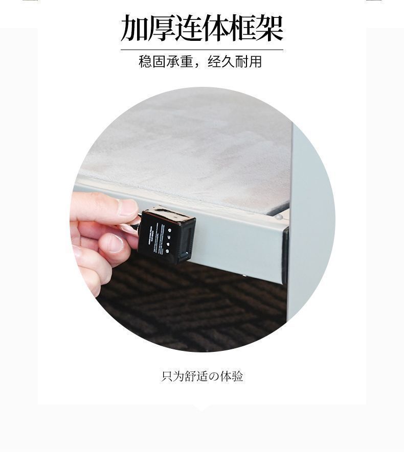 Косметологическая кушетка Chengtai Furniture из массива дерева с латексным матрасом