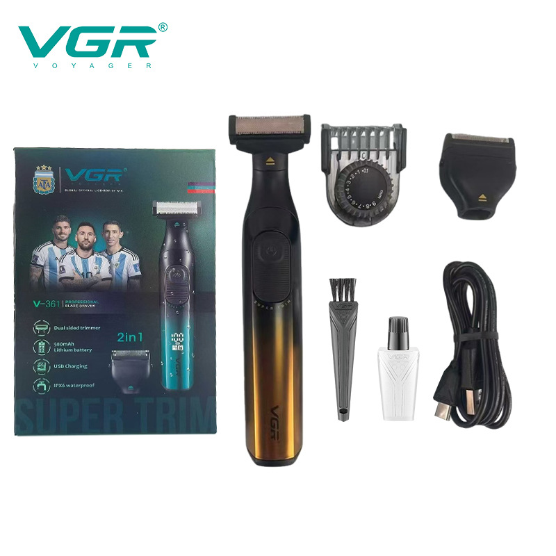 Электробритва 2 в 1 VGR V-361 водостойкая с USB-зарядкой