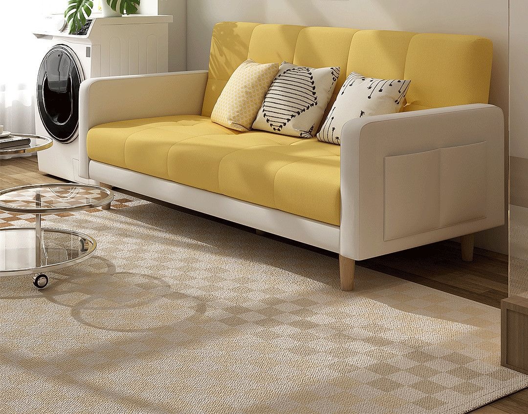 Sofa, small-sized living room, sofa bedroom, simple modern rental room, three person folding sofa bed, dual-use