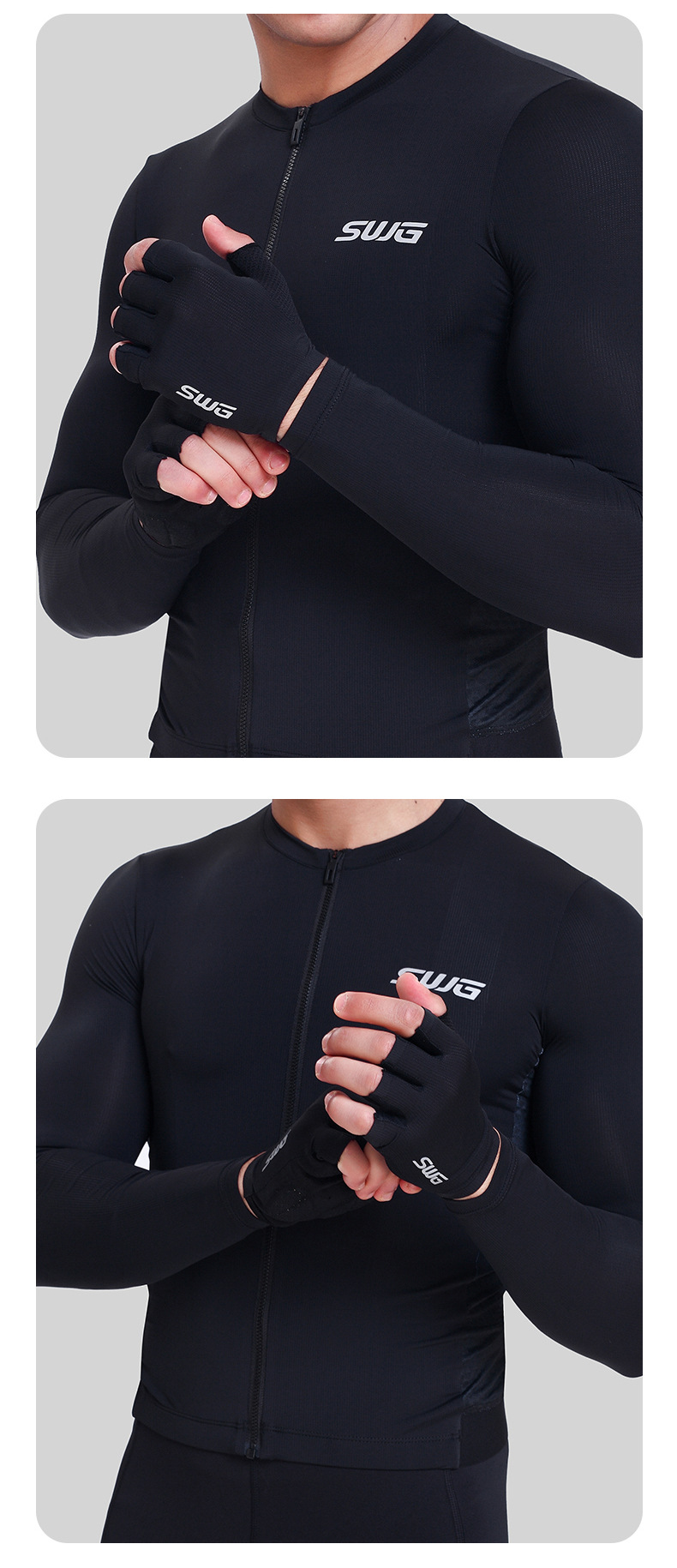 SWG Mingsheng Spring and Summer Highway Mountain Bike Riding Shock Absorbent Breathable Gloves Starry Sky Half Finger Gloves