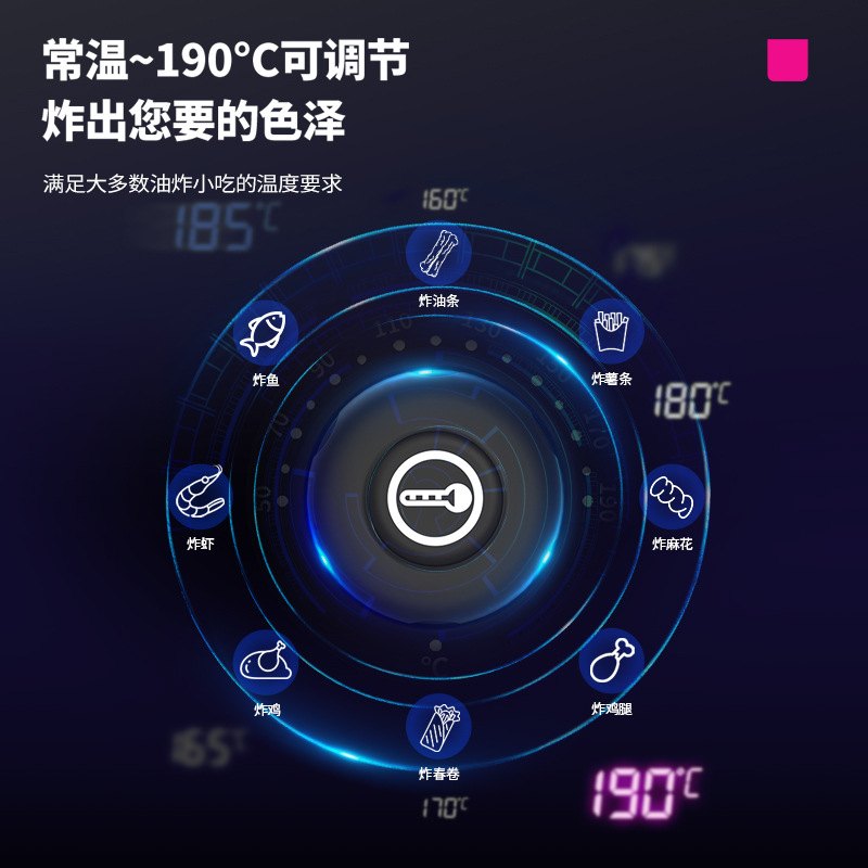 乐创电炸炉单缸商用油炸锅油炸薯塔机炸鸡排薯条加厚双缸油条炸炉