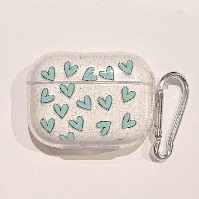 Suitable for AirPods 4 Earphone Case Pro2/3 Flash Pink Letter Pink Love Bluetooth Earphone Cover
