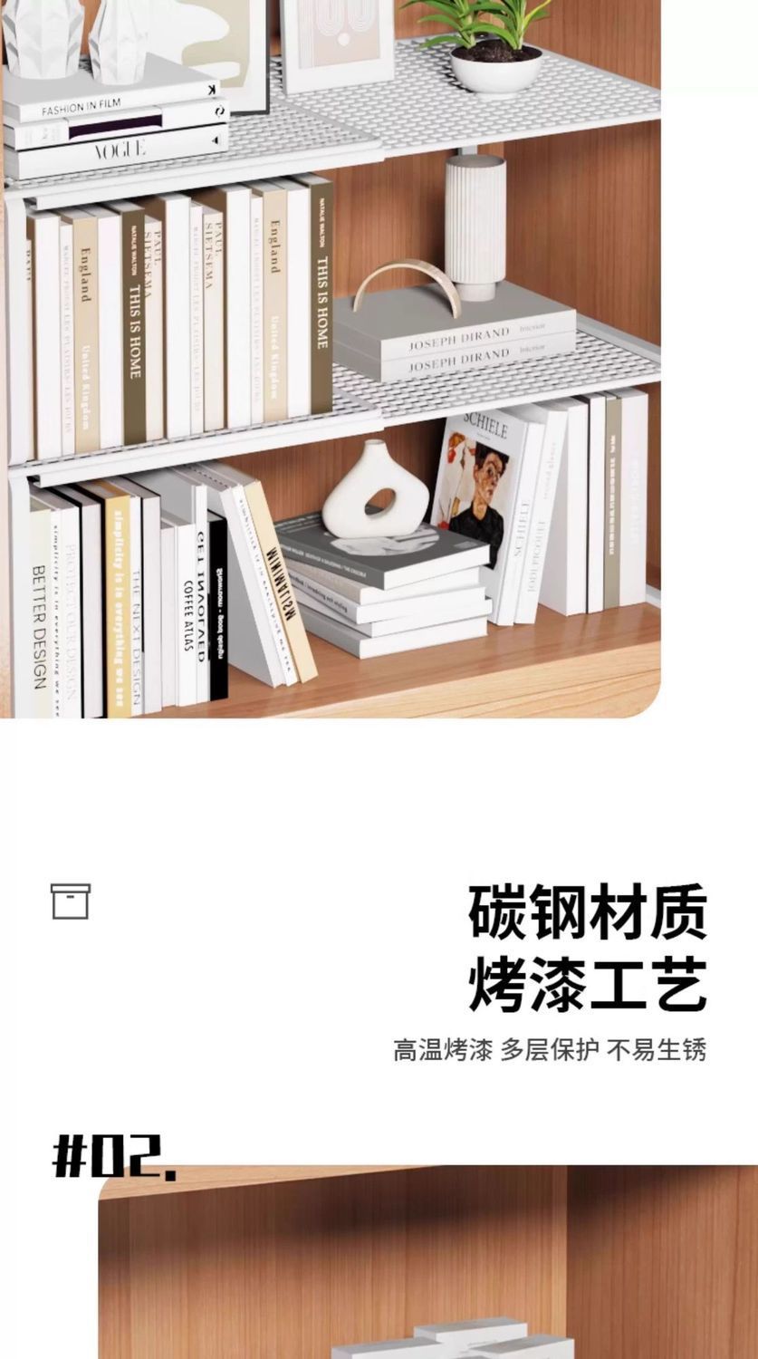 Space expandable storage rack, cabinet, underwear partition, layered shelf, wardrobe storage rack, splicing bean storage rack