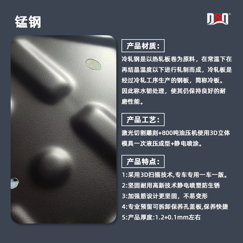 Подходит для темно-синей автомобильной защитной пластины G318 24-25 Changan темно-синей защитной пластины шасси G318, оригинальное положение отверстия для автомобиля