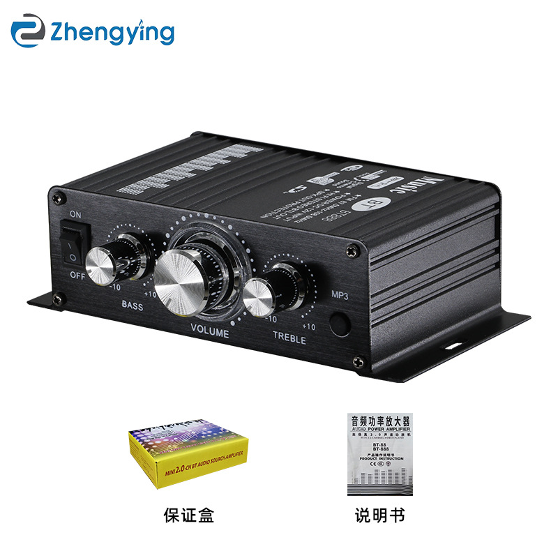 Компактный Bluetooth усилитель HiFi Positive Sound BT-888