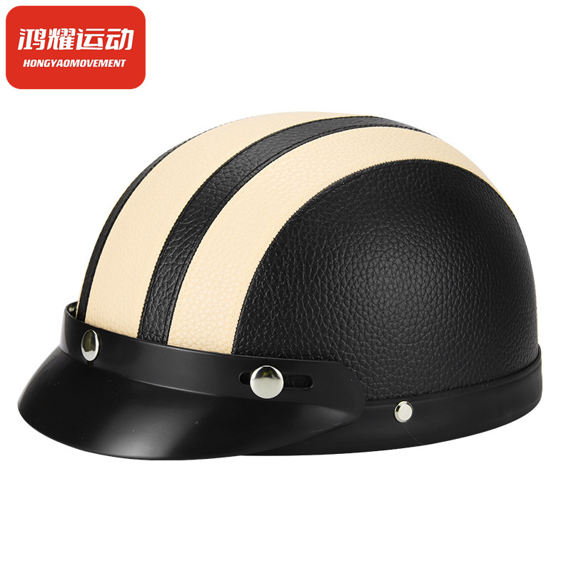 Half Helmet Summer Retro Lightweight Cycling Scoop Helmet Prince Bicycle Four Seasons Half Helmet Grey Breathable Men's and Women's Cycling Helmets