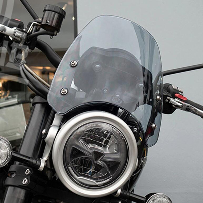Подходит для Triumph Bonneville Scrambler 1200 XC XE модифицированный передний ветровый стекло