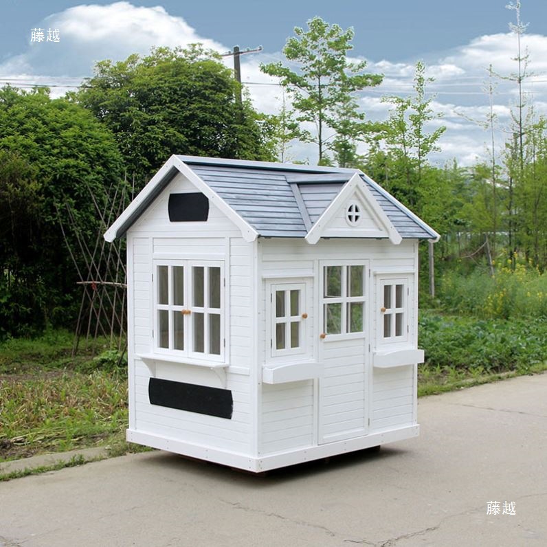 Courtyard wooden house, outdoor children's game assembly, tree house, anti-corrosion wood, mobile garden, pavilion, solid wood house as shown in the picture