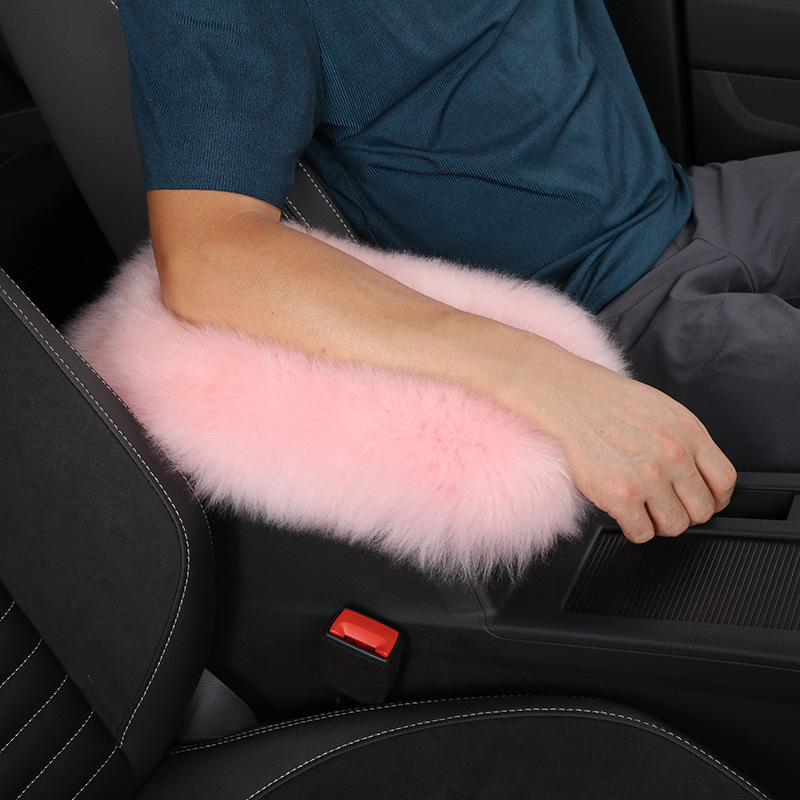 Новая подлокотника Pure Wool в зимних нагревающих подушках Creative Central Ardrest Wool Pad Amazon