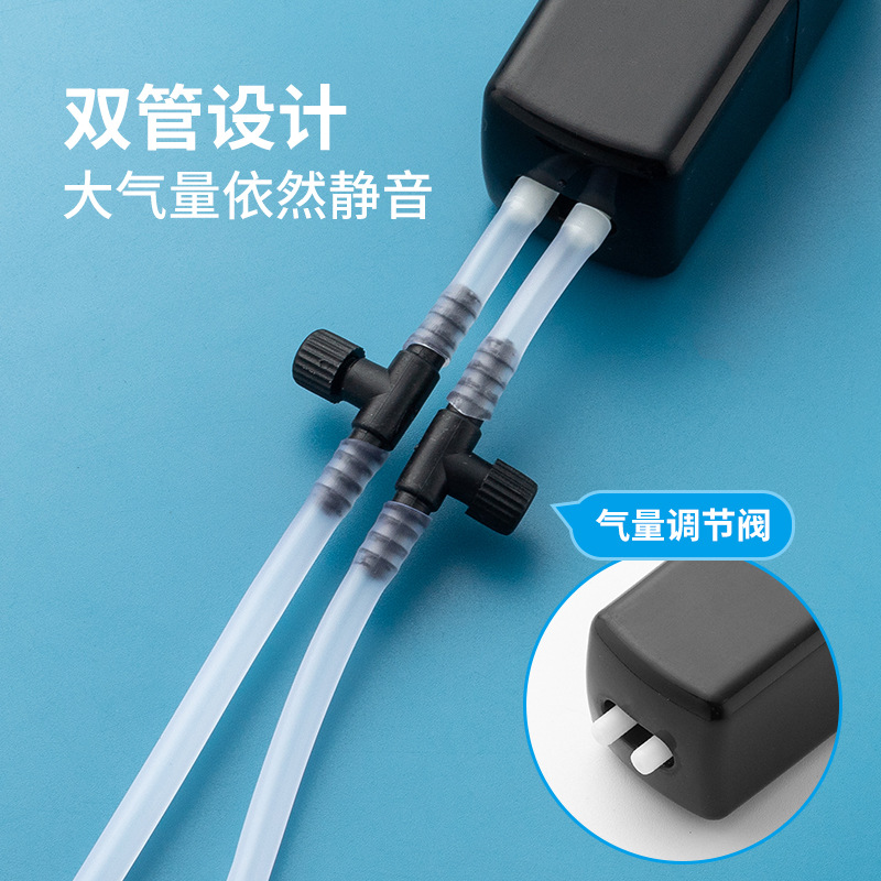 Двойной рыбный аквариум кислородный насос USB тихий кислородный насос Домашний аквариум кислородный насос рыбалка с небольшим кислородом