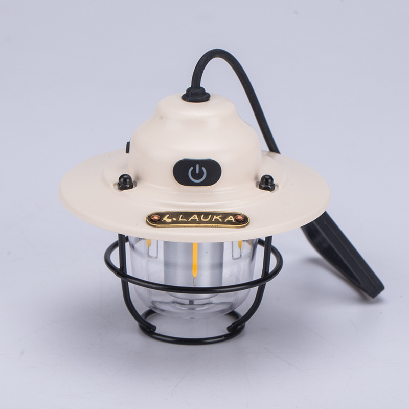 Cyberbee Retro Camping Light Camping Light Typec Rechargeable Portable Light Unlimited Dimming Outdoor Pendant Light Emergency