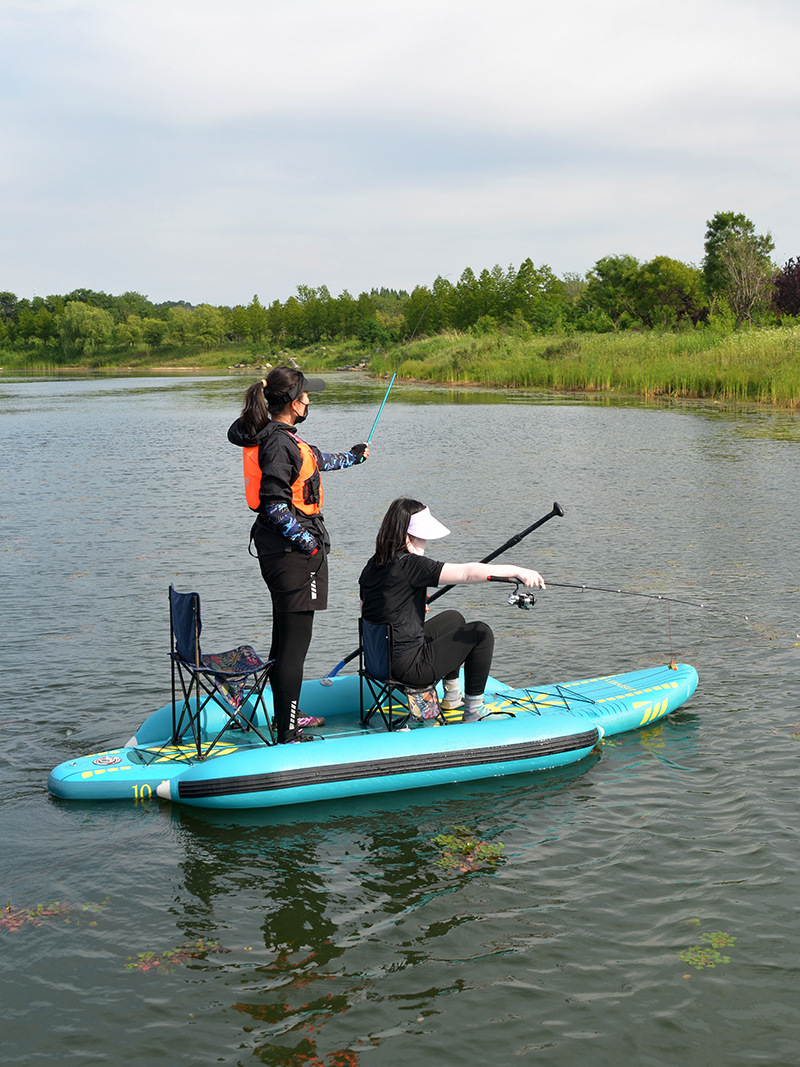 Fishing paddle board, stable airbag, detachable inflatable float, Sup paddle board, anti side renovation, hand sea fishing paddle board boat