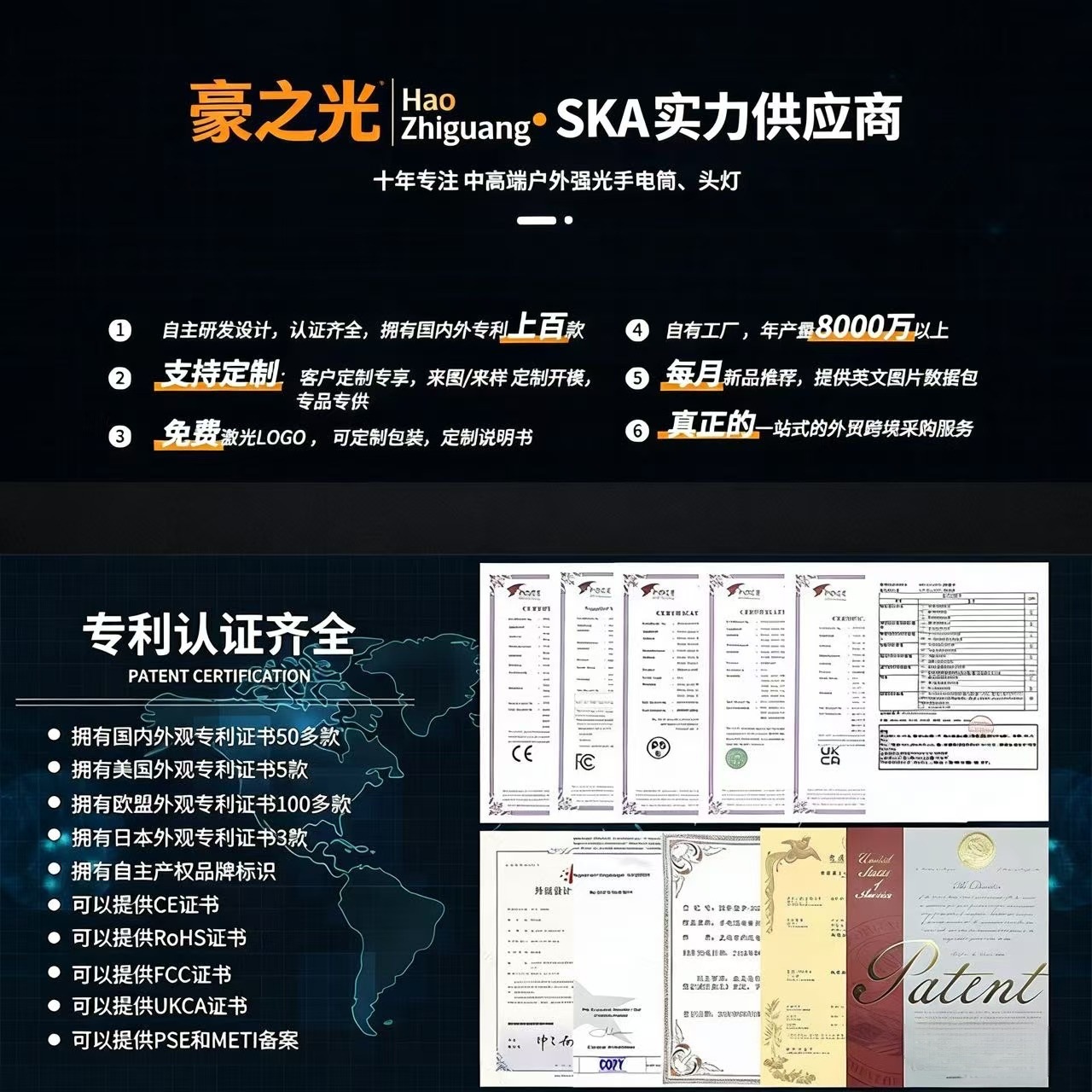 跨境新款户外露营灯长续航  露营天幕帐篷磁吸挂灯应急氛围卷尺灯