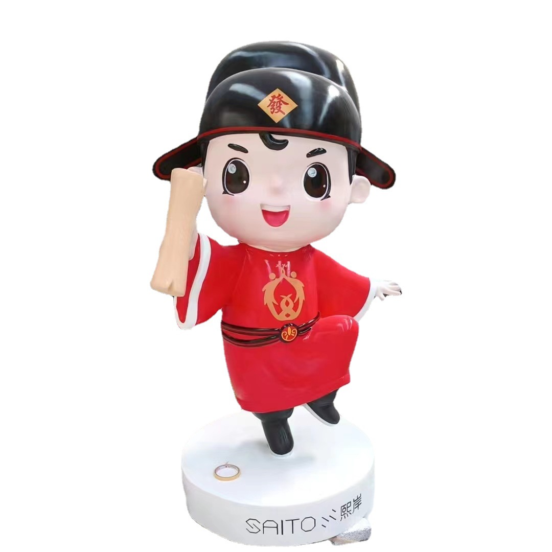 Стеклянный мультяшный дорожный талисман, делается под заказ