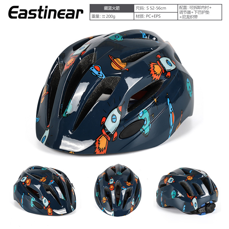 Cartoon children's bicycle helmet sports roller skating ice skating safety skateboard balance bike riding children's helmet cross-border