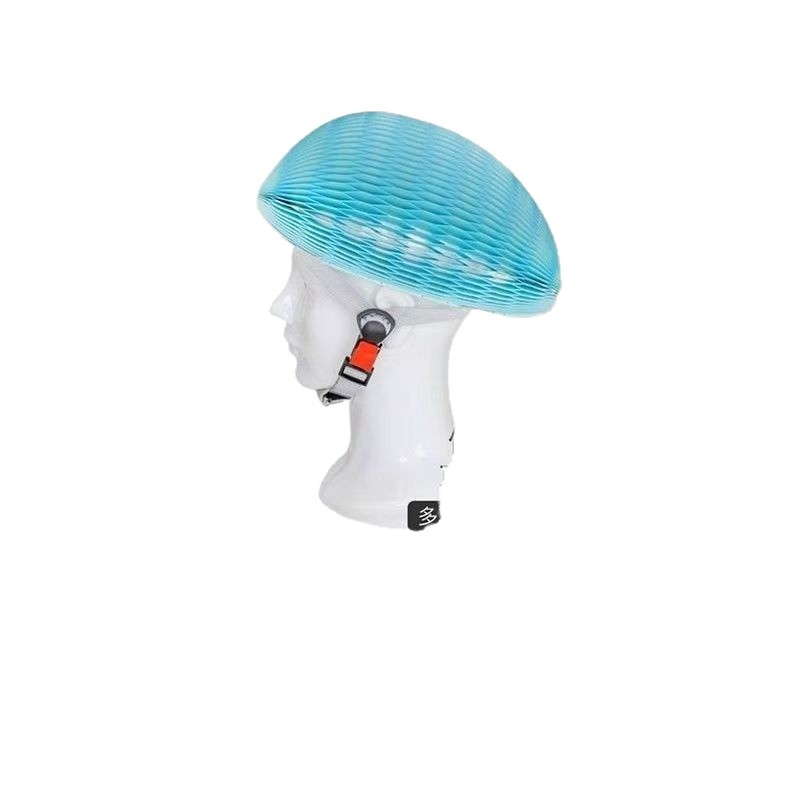 Manufacturer's direct supply of paper folding helmets, lightweight protective bicycle helmets, wholesale, environmentally friendly and breathable