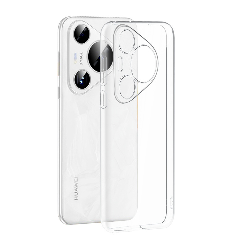 Suitable for transparent P60Art Pura70 Huawei P50E P40Pro phone case P30 P90 silicone P80 set
