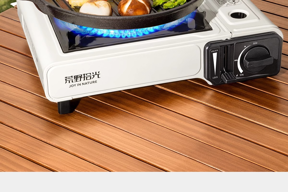 Card stove, outdoor, batch camping stove, cooking utensils, portable hot pot, card magnetic gas stove, gas stove, gas stove