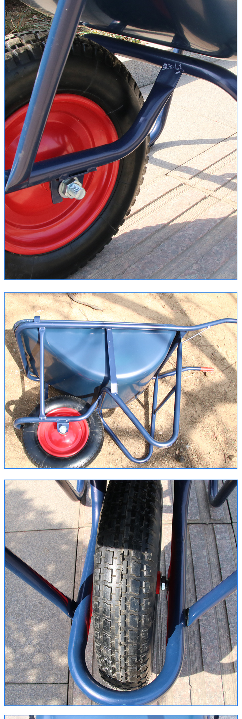 Unicycle, deep bucket, agricultural household small cart, construction site bulldozer, lightweight garbage handling, small bucket handcart