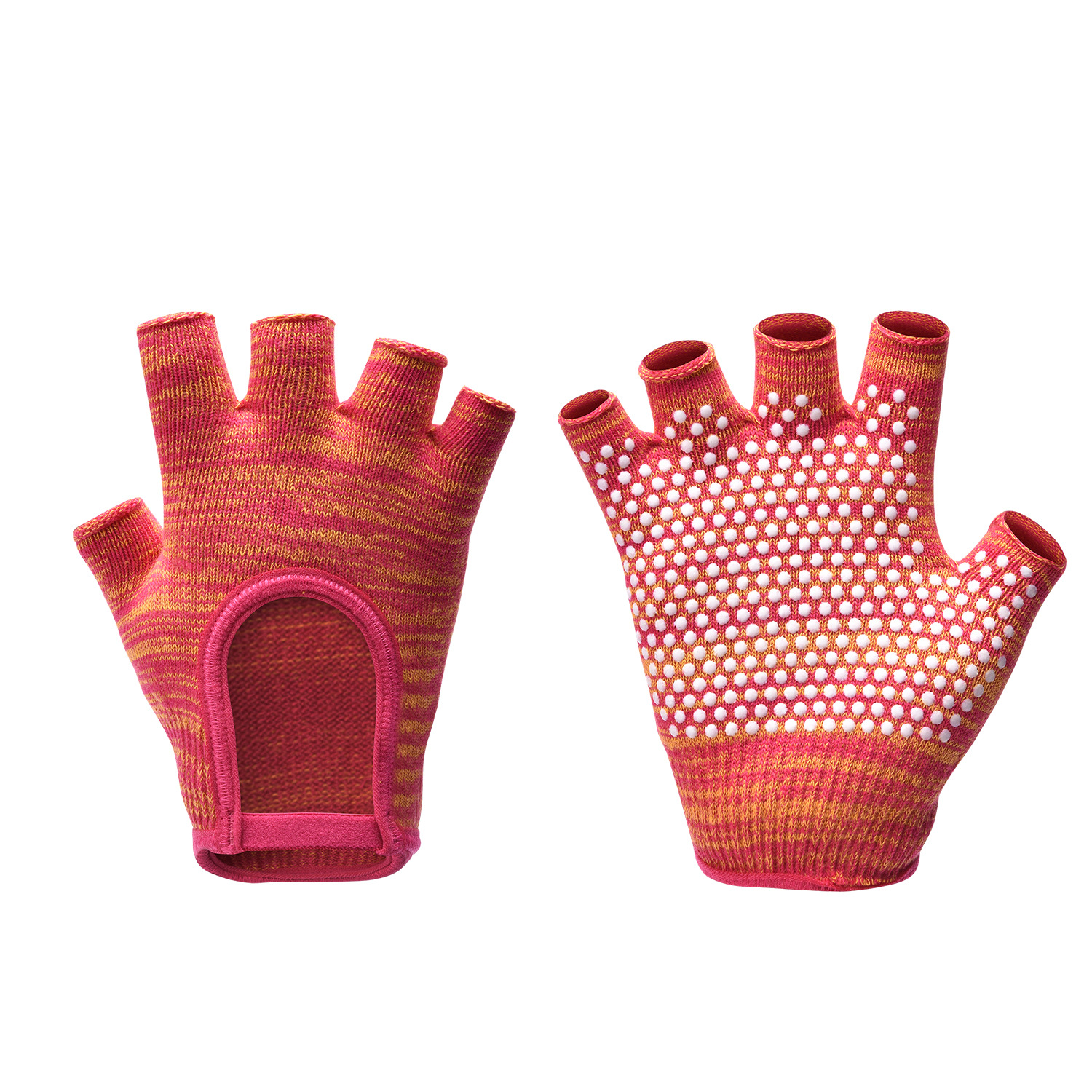 [Yoga Gloves B1] Half Finger Female Fitness Barbell Lifting Pot Equipment Cycling Road Bike Jumping Rope Badminton Cocoon Prevention