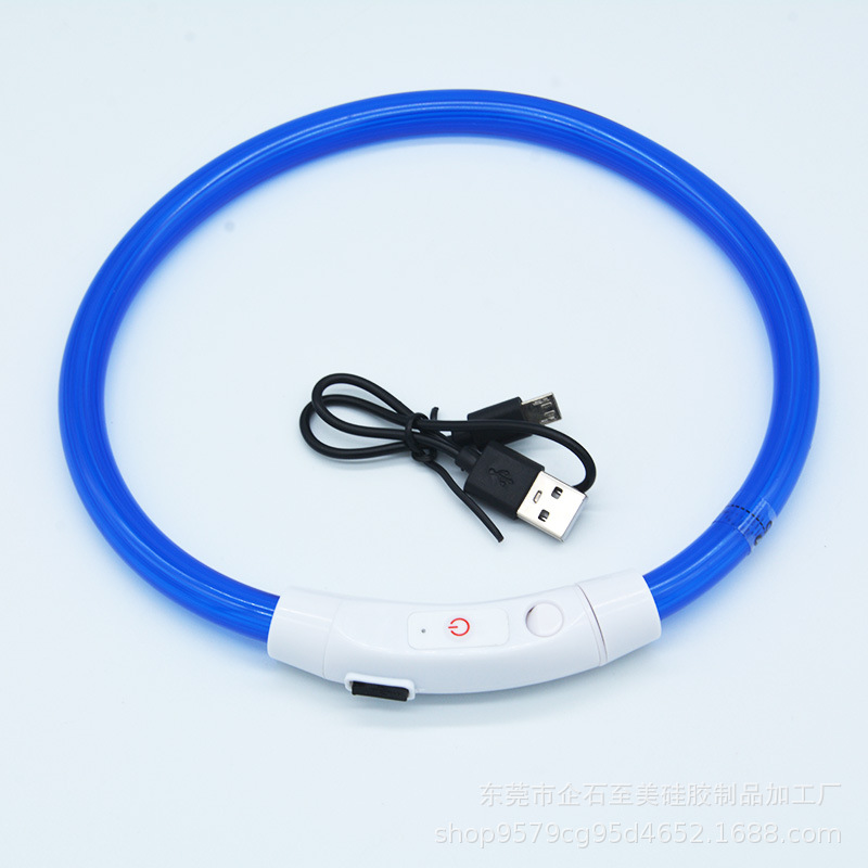 Мигающий чокер с usb-зарядкой