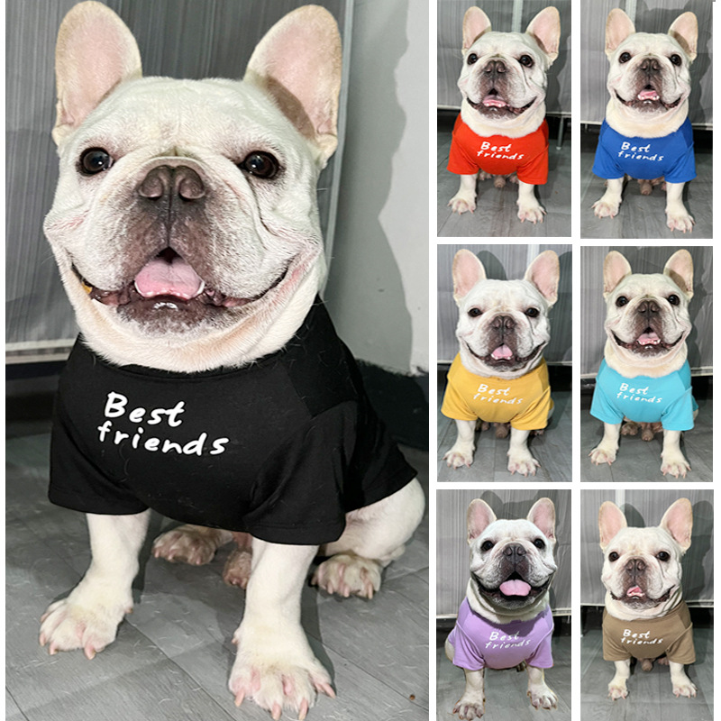 Fasun Douya Bargo Salith Bulling Dog Pets T -Frish T -Frish Teddy Panda Dog Clothing