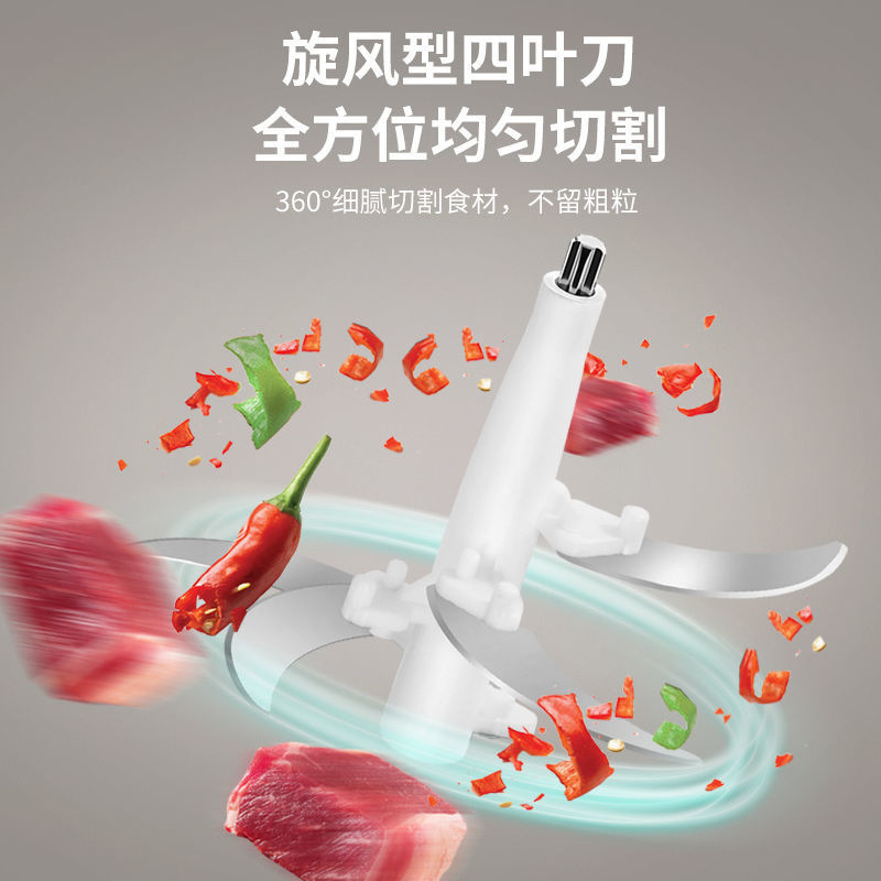 Мясорубка-измельчитель электрический Li Li Li из нержавеющей стали